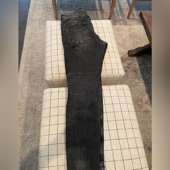 Zara men’s distressed black skinny jeans - Picture 4 of 7